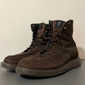 H by Hudson London lace up brown suede boots 43